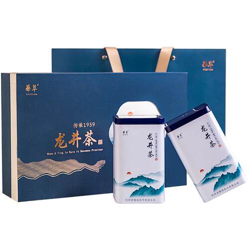 华萃明前特级龙井茶叶礼盒装2026新茶绿茶春茶高档送礼长辈领导
