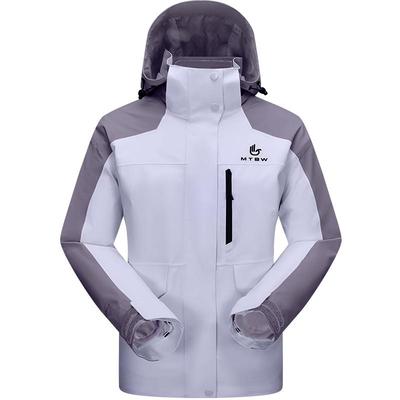 美特斯邦威三合一抓绒内胆冲锋衣