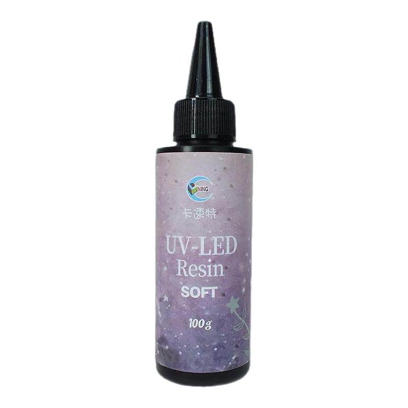 卡速特软uv胶柔性环保印花uv快速固化高透明diy手工滴胶UV超软胶