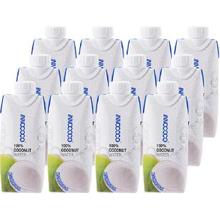 INNOCOCO泰国进口椰子水330ml*12瓶NFC椰青果汁富含天然电解质