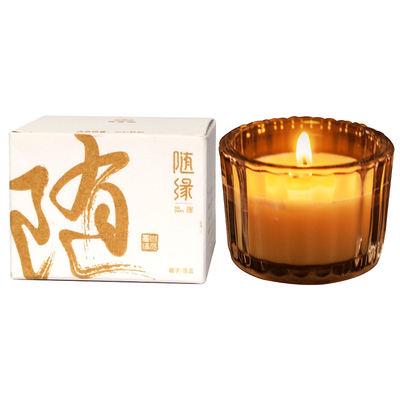 自在园酥油灯香薰蜡烛无烟