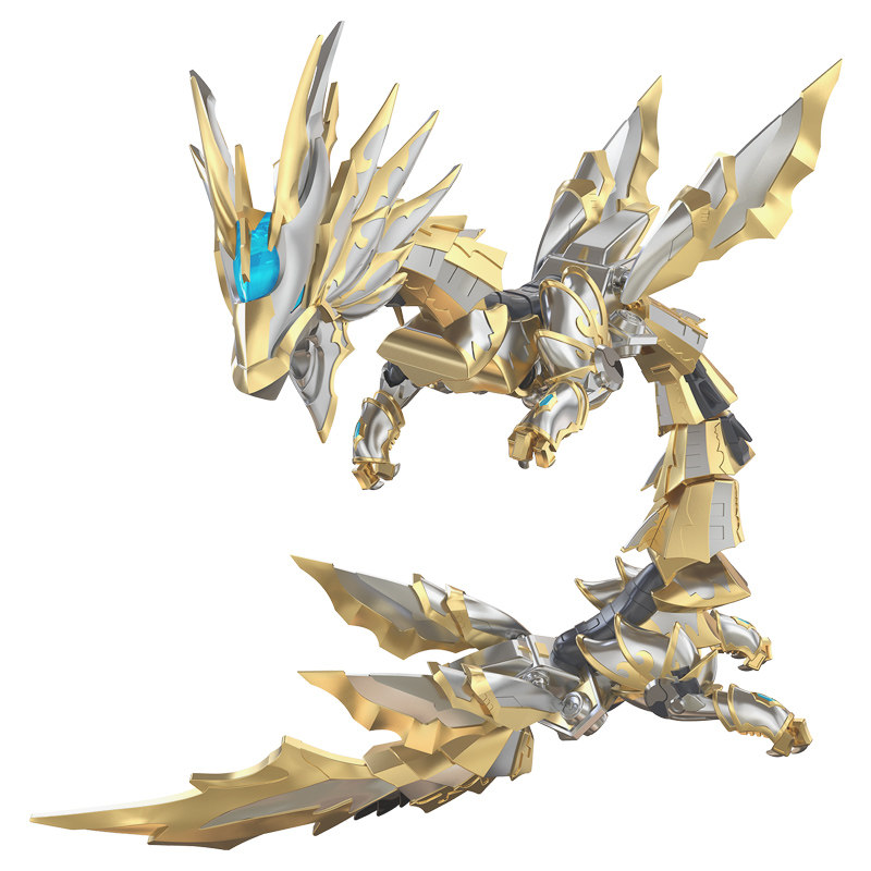 铠甲勇士帝皇龙模型奥迪双钻