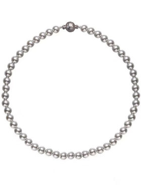 uvk真多麻灰色施家珍珠项链