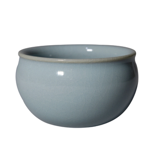 君宝原产地汝瓷 纯手工 汝窑 茶杯 主人杯 大容量 手拉杯