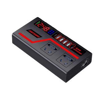 车载逆变转换器转220v12v24v大功率多功能充电点烟器快充电源插座