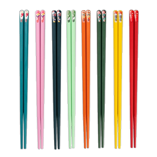 筷子家用高档抗菌防霉分餐家庭专人专用分人儿童合金筷子勺子套装