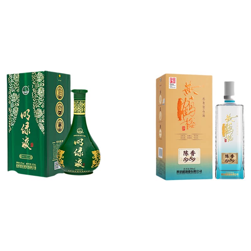 明绿液42度450ml黄鹤楼1989陈香