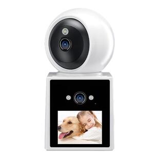 双摄可双向视频通话无线摄像头家用手机远程监控高清360度无死角