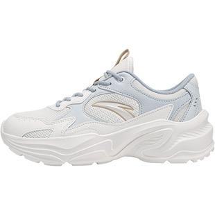 安踏女鞋小千禧老爹鞋2026新款秋冬皮面休闲鞋子官方旗舰运动鞋女