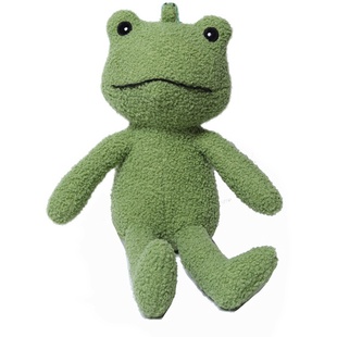 徐明浩同款丑萌搞怪孤寡包绿色青蛙斜跨包毛绒玩具公仔单肩包孤寡