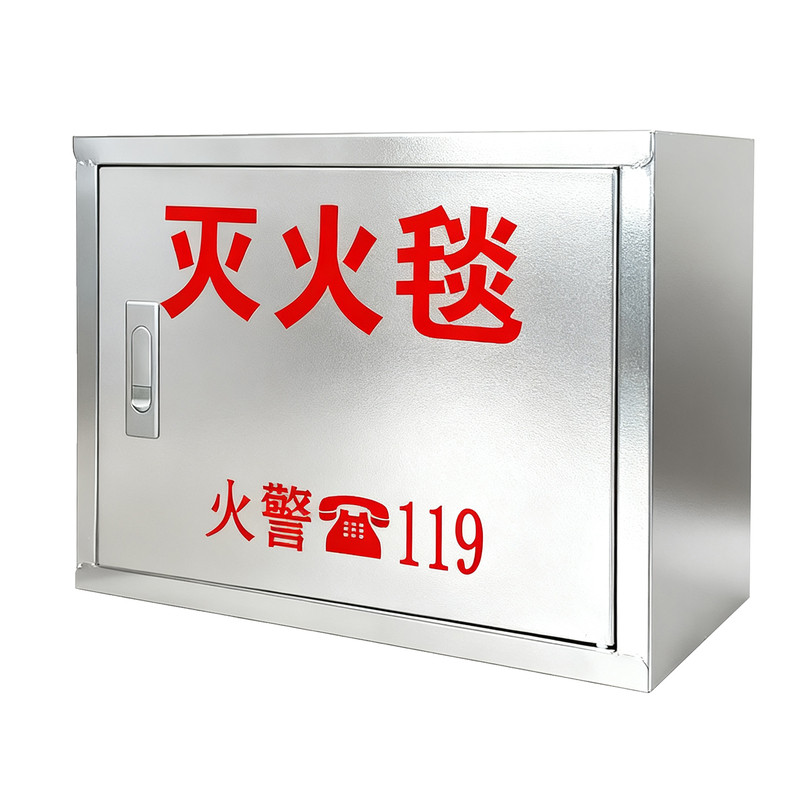 不锈钢灭火毯箱304防毒逃生面具