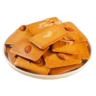 良品铺子坚果奶芙薄脆饼干380g