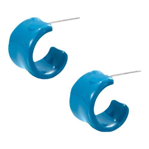 原创设计珐琅小耳圈女多色小众耳饰简约高级气质百搭925银针耳钉