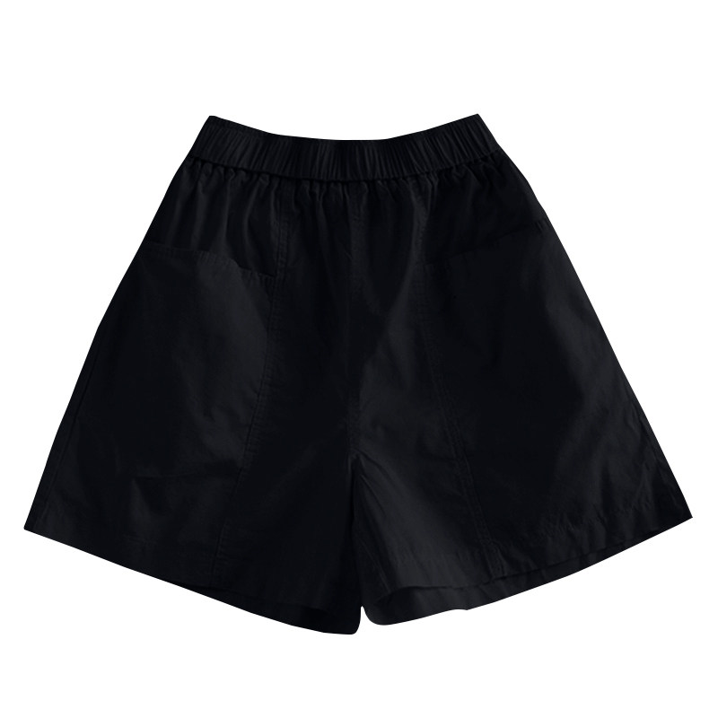 韩版简约高级运动短裤夏季女款纯休闲裤