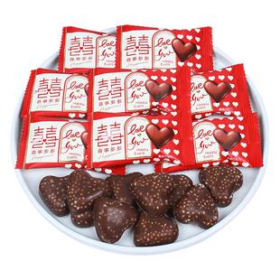 喜事多多脆米巧克力结婚喜糖小零食散装年货摆盘糖果(代可可脂)