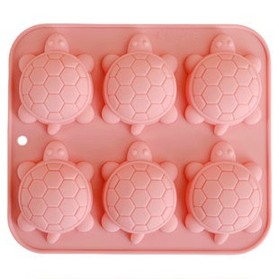 大号龟苓膏果冻白凉粉布丁冰块模具儿童可爱乌龟手工巧克力软糖模