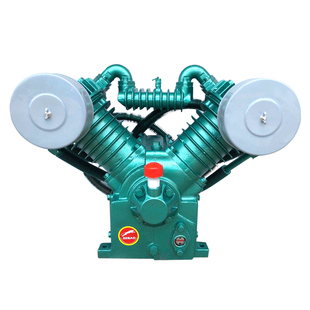 捷豹款工业级空压机机头0.9双缸三缸四缸空压机泵头7.5KW气泵配件