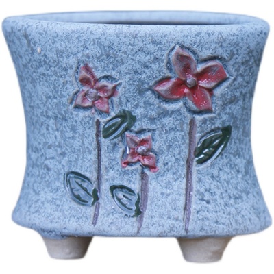 拇指盆粗陶小盆透气款式多