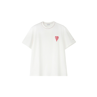 ROARINGWILD白色印花短袖t恤