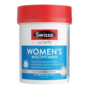 保税仓 澳洲Swisse女士复合维生素120粒多重B族营养唤醒满满活力