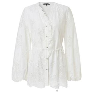 【商场同款-春游记】MAXRIENY华丽收腰灯笼袖上衣女25夏款波嬉风