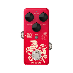 NUX纽克斯电吉他单块效果器失真过载延时混响合唱箱体模拟鼓机