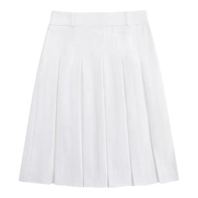 LINHOUSE复古藏蓝色半身裙