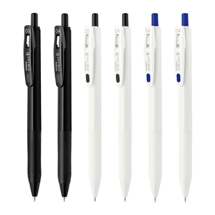 【第一卫】日本ZEBRA斑马速干中性笔JJ29按动SARASA高颜值0.5黑色水笔学生顺滑考试用专顺利笔0.4