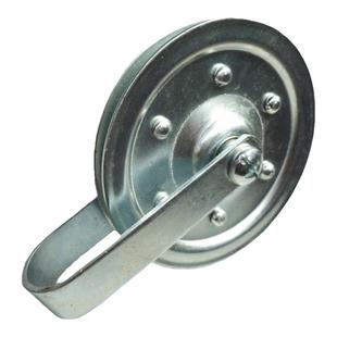 电动翻板伸缩卷帘门配件车库门导向轮拉簧轴承滑轮钢丝轮轱辘边轮