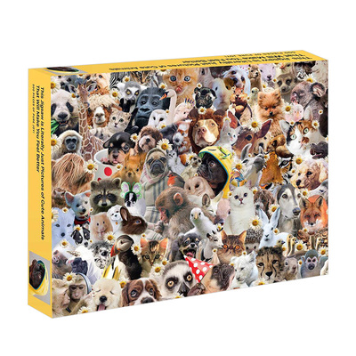 疗愈宠物拼图500片进口