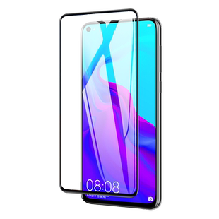 适用华为nova4钢化膜nova4e手机膜nove4e全屏note4防蓝光nava华novo保护navo四nave黑边n0va4nov贴膜4enova壳