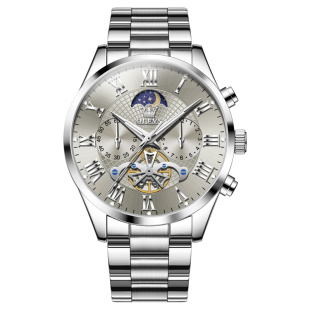 瑞士认证正品牌手表男款机械表男全自动月相石英男表男生名式十大