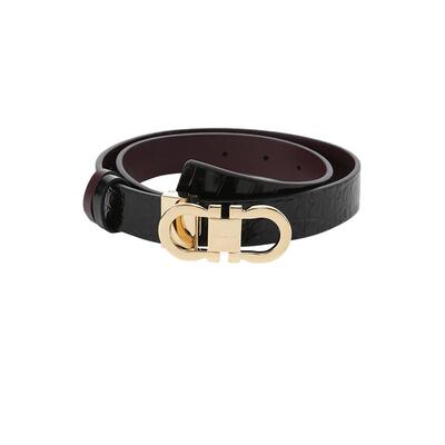 Ferragamo可裁剪窄版皮带腰带