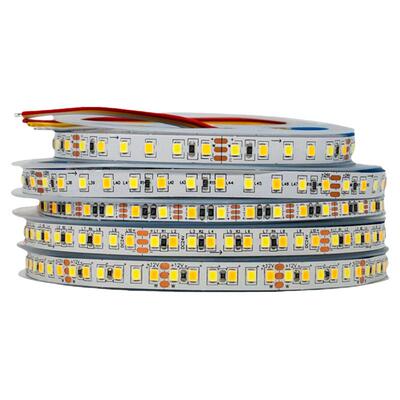 12V24V灯带led灯条2835自粘双色温三色变光CCT智能调光调色线条灯