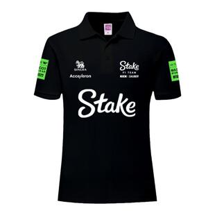 索伯F1车队服周冠宇同款赛车服stake短袖T恤衫男士翻领带领POLO衫