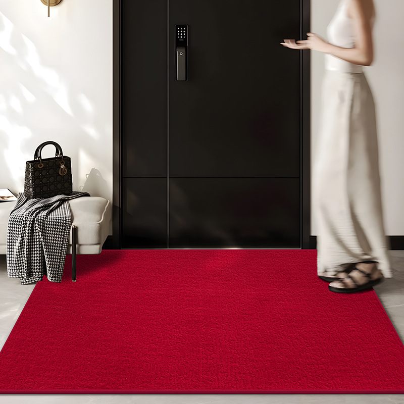 新款入户门地垫入户门口结婚脚垫进门高级门红色乔迁家用地毯垫