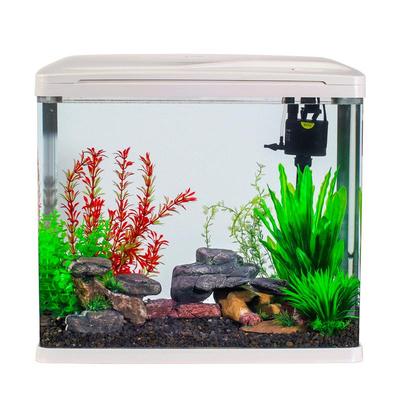 宝宁客厅高清玻璃桌面鱼缸免换水