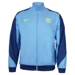天朗足球 Nike/耐克巴萨足球运动训练长袖外套出场夹克FZ3958-412