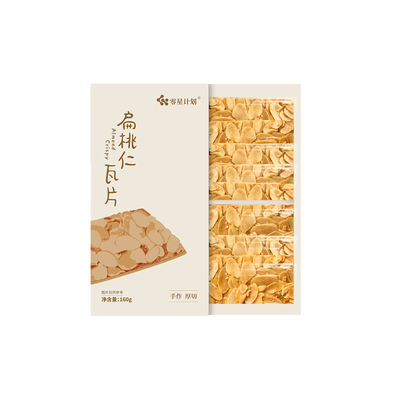 零星计划扁桃仁瓦片手工健康坚果