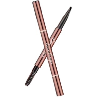 至爱终生流云凝眸自然眉笔双头防水防汗持久易上色橄榄色遮盖红眉