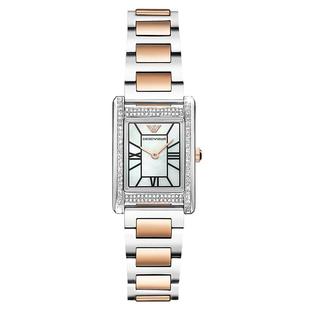 Armani阿玛尼小方表复古精工优雅女表AR11626