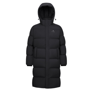 骆驼女装中长款羽绒服2025冬新款鹅绒连帽加厚保暖防水极寒服外套