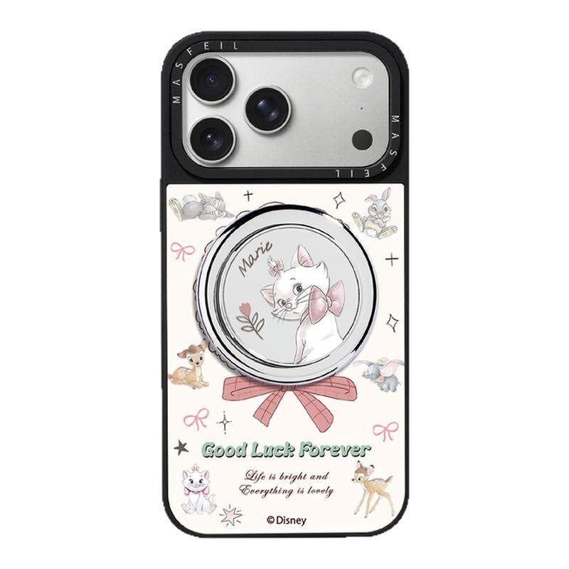 MASFEIL× 蝴蝶结玛丽适用iPhone17Promax手机壳新款ip15磁吸带支架苹果16Pro套Jo5镜面高级感13pm全包14可爱