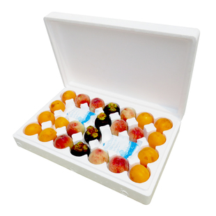 24枚无花果快递保温鲜泡沫包装盒百香果杏李子水果冷链运输打包箱