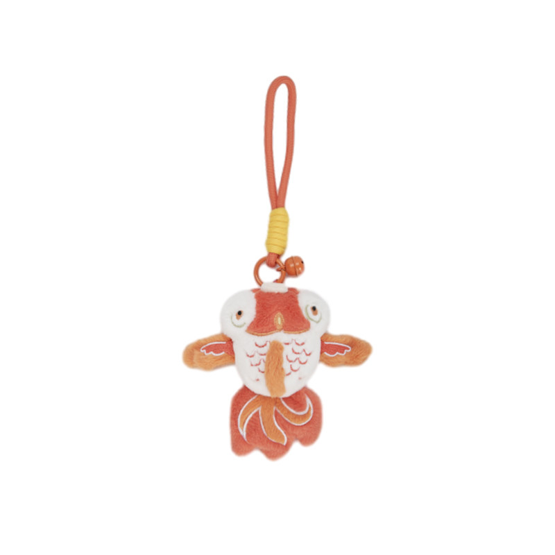 大英博物馆锦鲤上岸毛绒包包挂饰锦鲤挂件送闺蜜文创生日礼物女生