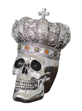 人头骨加勒比海盗万圣节恐怖模型