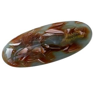 Fever博主同款椭圆小号发夹~韩国France法式边夹复古刘海夹鸭嘴夹