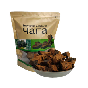 桦树茸黑金切块俄罗斯进口野生白桦茸颗粒正品桦树茸桦褐孔菌500g