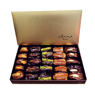 现货 迪拜特产中东奢华Bateel专柜优质混合夹心椰枣 礼盒装500g