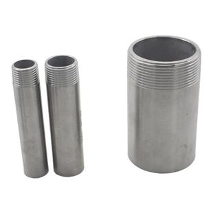 304不锈钢管加厚单头丝高压焊接外丝2分3分4分6分1寸延长无缝管